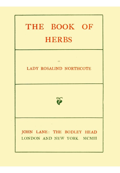 The Book of Herbs