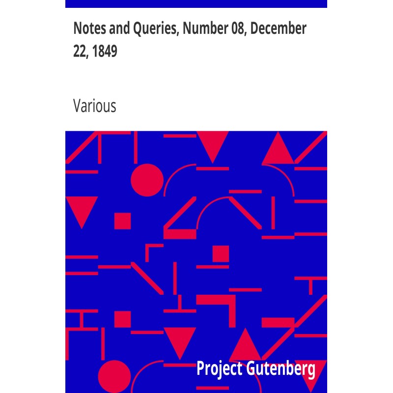 Notes and Queries, Number...