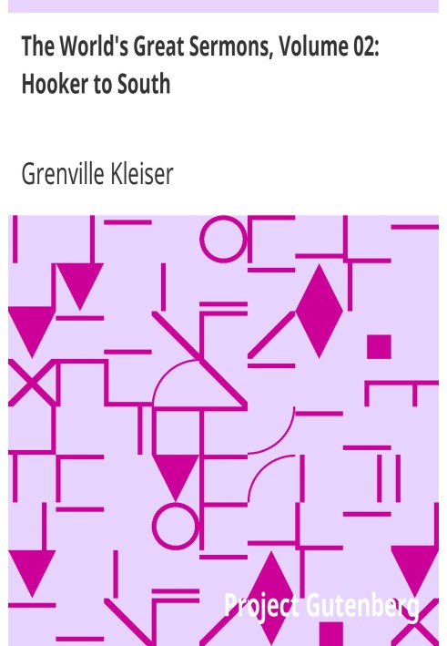 Великі світові проповіді, том 02: Хукер на південь