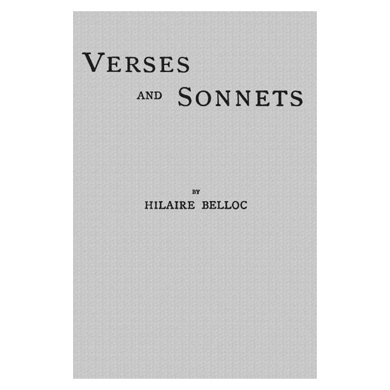 Verses and Sonnets