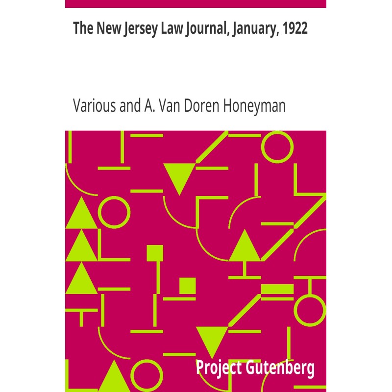 The New Jersey Law Journal,...