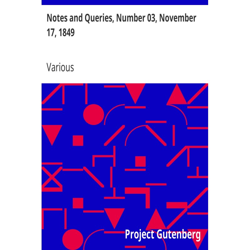 Notes and Queries, Number...