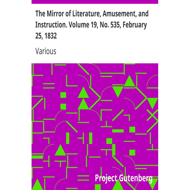 The Mirror of Literature,...