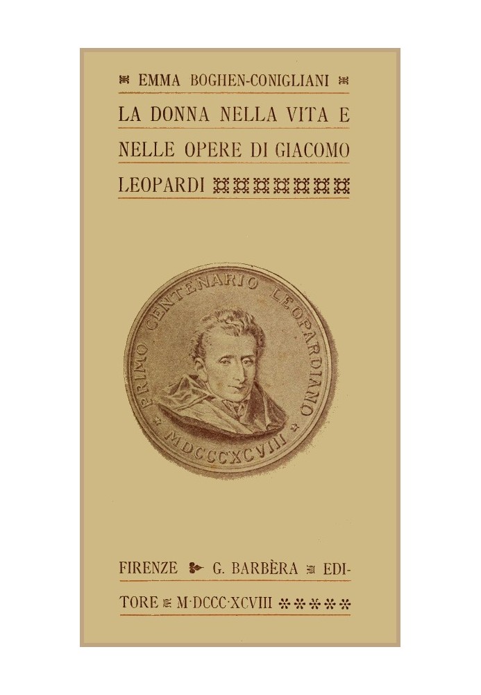 Women in the life and works of Giacomo Leopardi