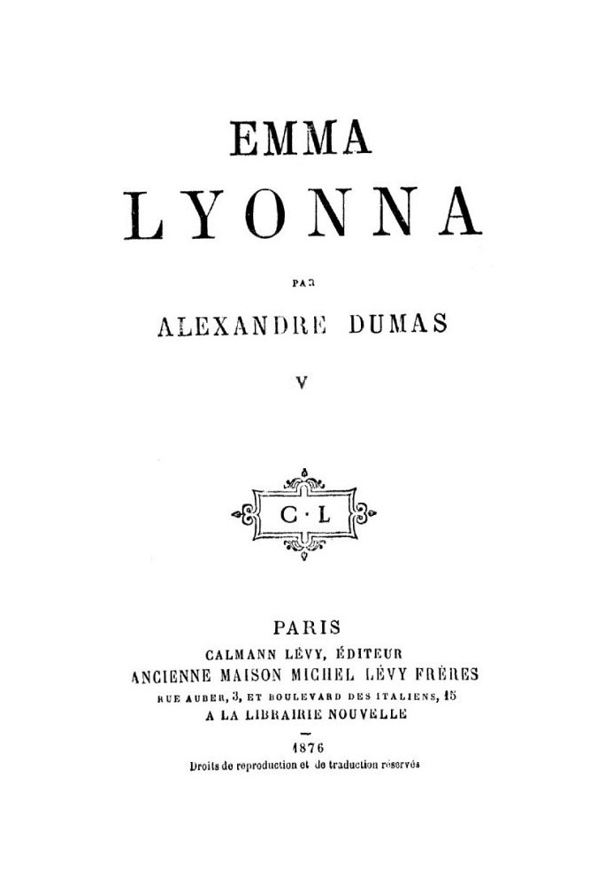 La San-Felice, Volume 09, Emma Lyonna, volume 5