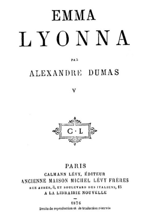 La San-Felice, Volume 09, Emma Lyonna, volume 5