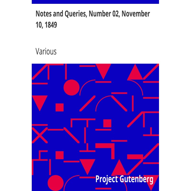 Notes and Queries, Number...