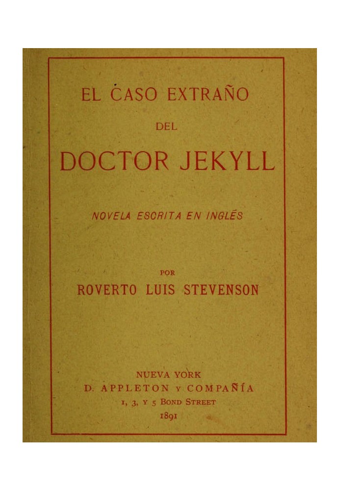 The Strange Case of Doctor Jekyll