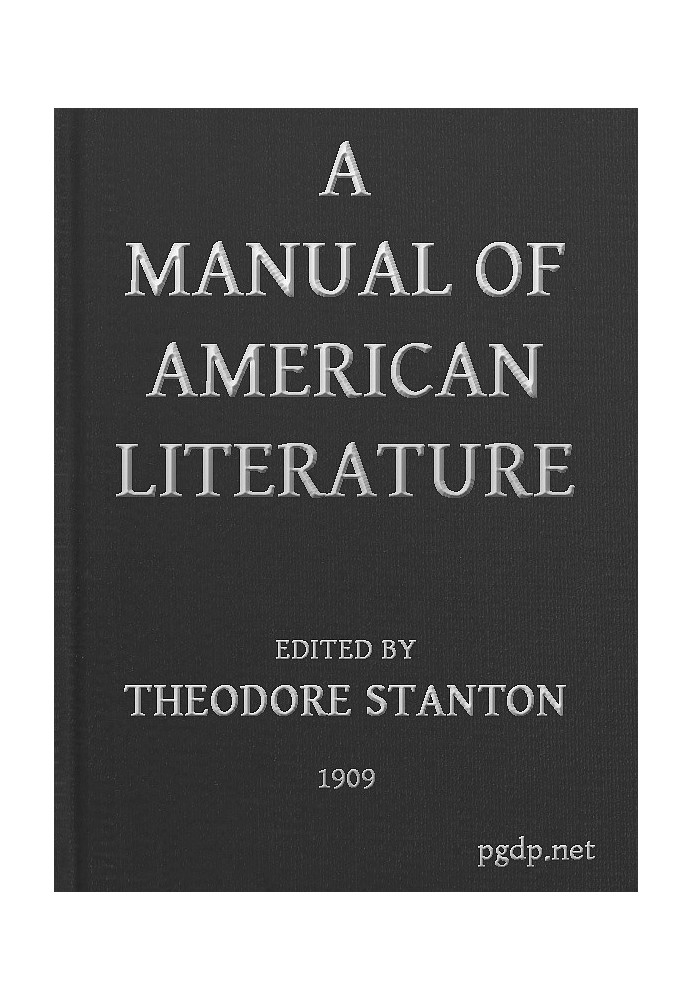 A Manual of American Literature