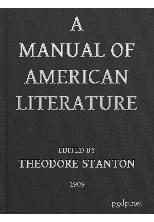 A Manual of American Literature