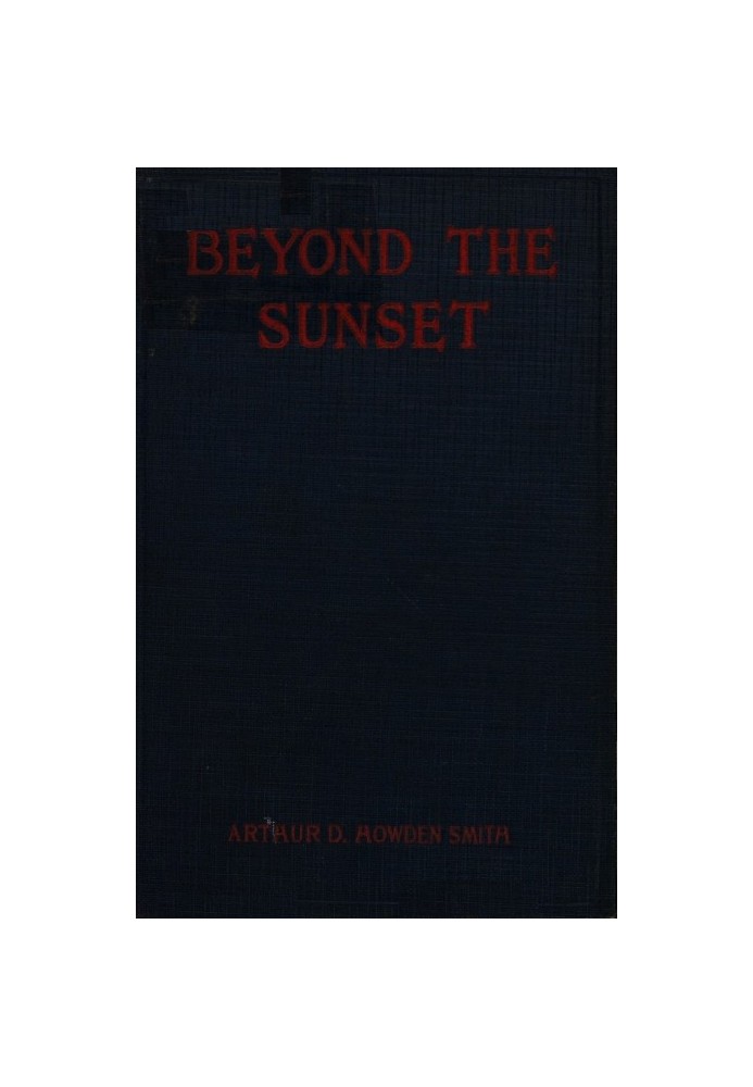 Beyond the sunset