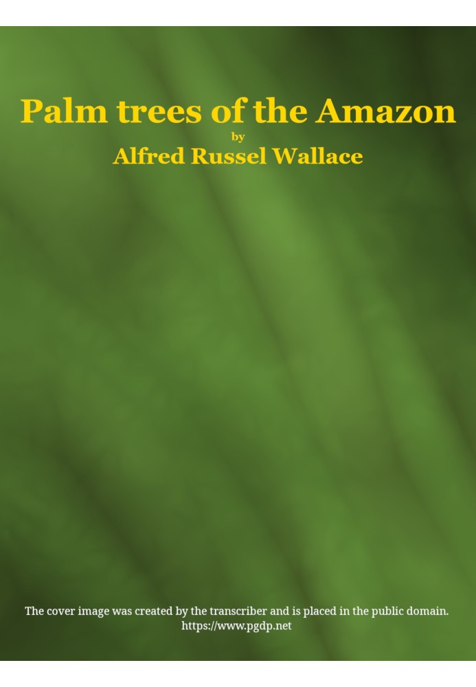 Palm trees of the Amazon and their uses