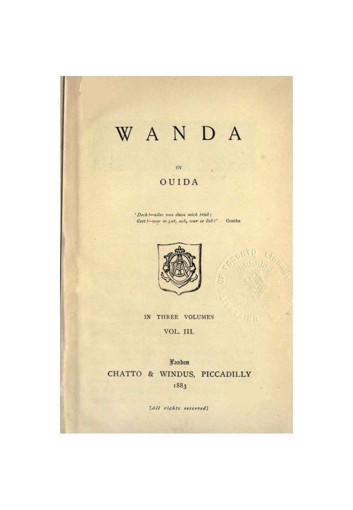 Wanda, Vol. 3 (of 3)