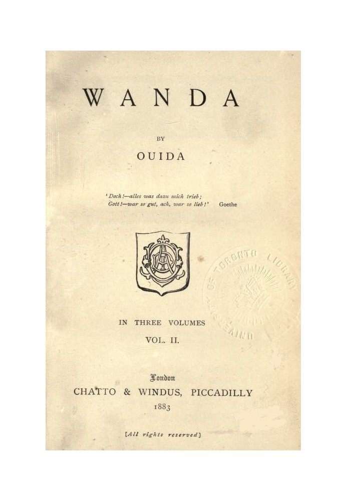 Wanda, Vol. 2 (of 3)