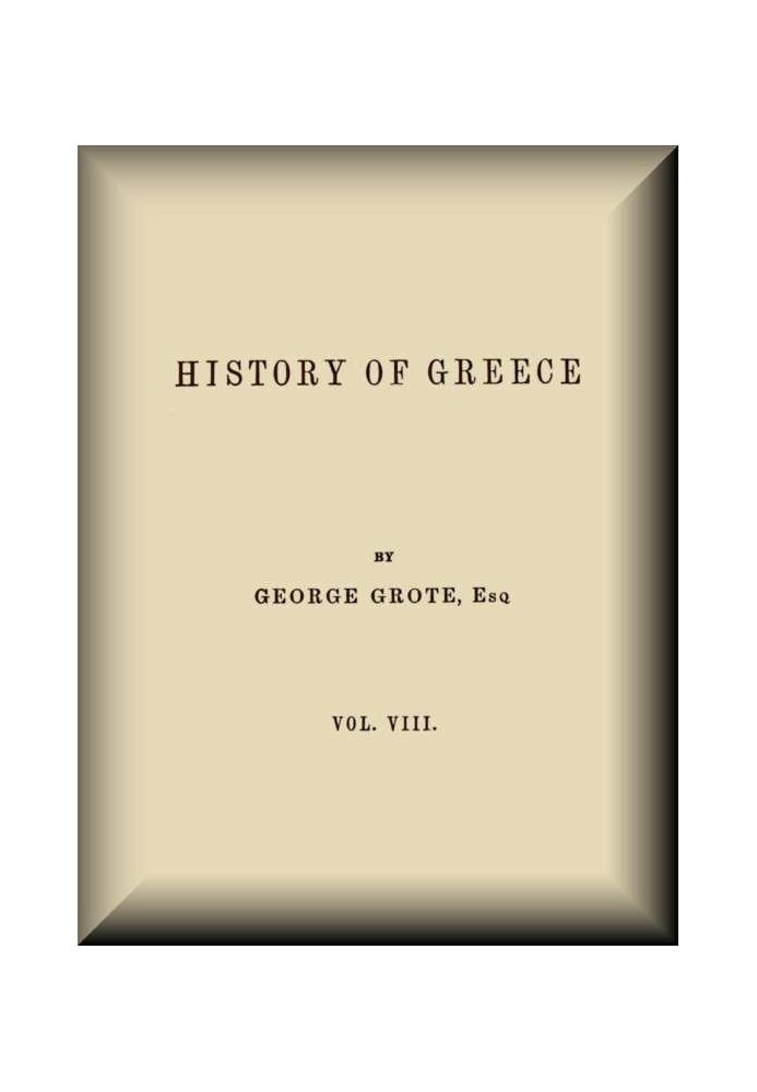 History of Greece, Volume 08 (of 12)