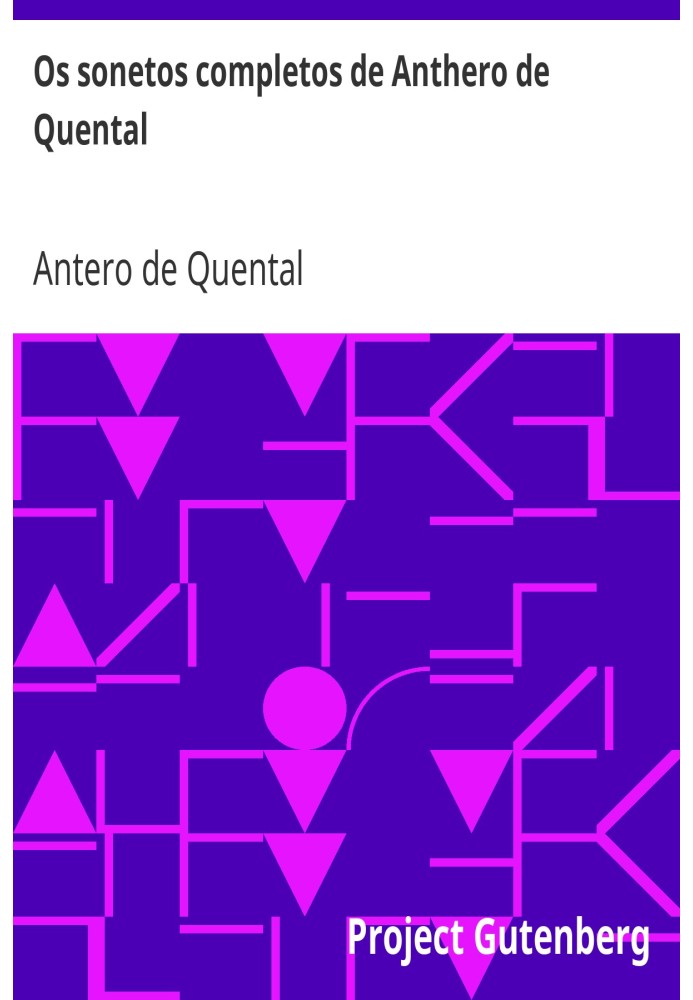 The complete sonnets of Antero de Quental