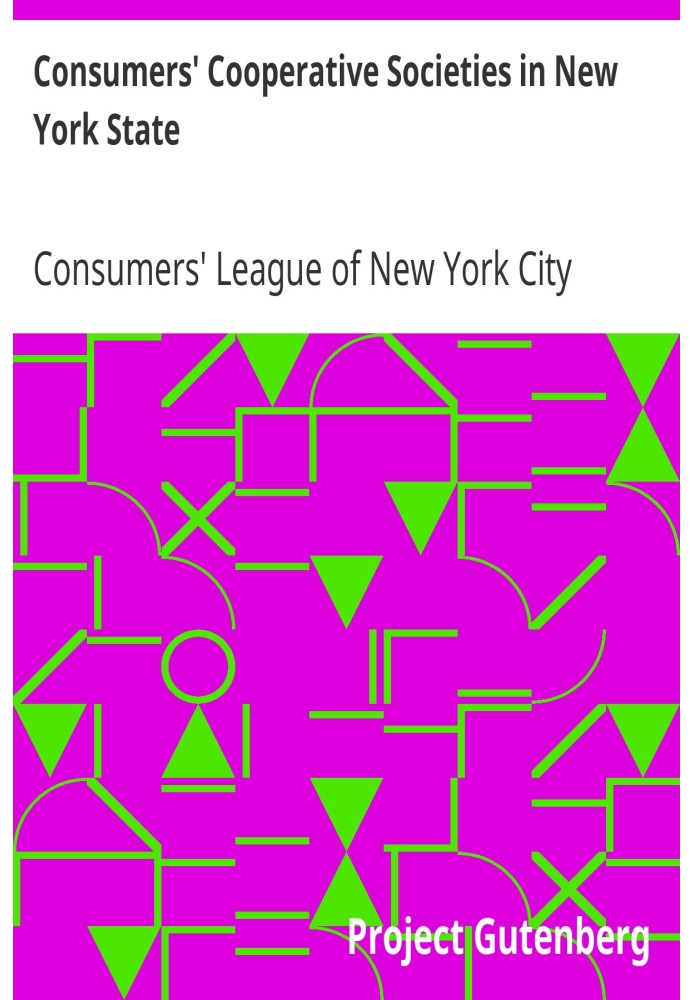 Consumers' Cooperative Societies in New York State