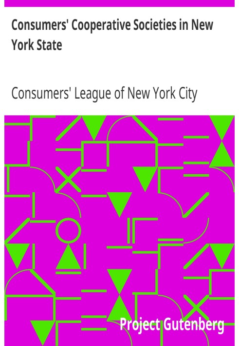 Consumers' Cooperative Societies in New York State