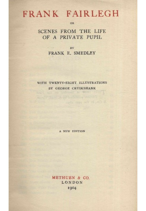 Frank Fairlegh: Scenes from the Life of a Private Pupil