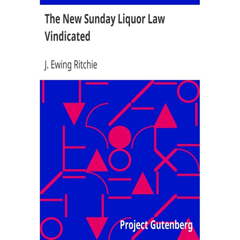 The New Sunday Liquor Law...