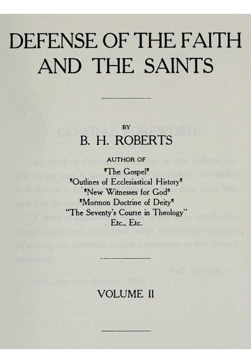 Defense of the Faith and the Saints (Volume 2 of 2)