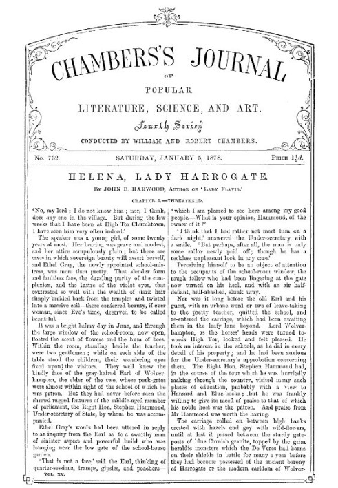 Chambers's Journal of Popular Literature, Science, and Art, No. 732 January 5, 1878