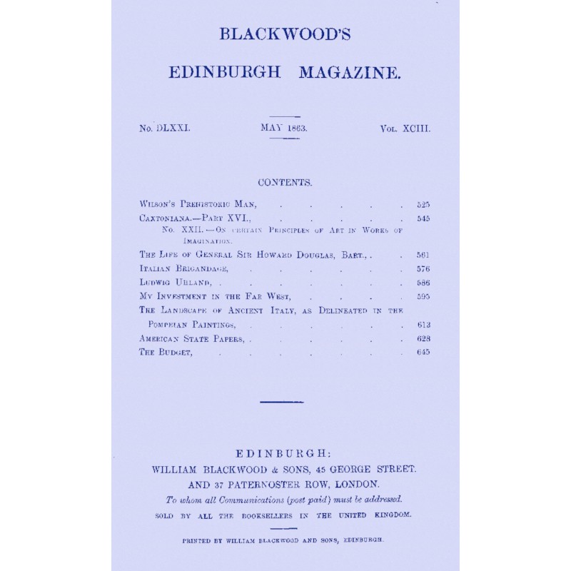 Blackwood's Edinburgh...