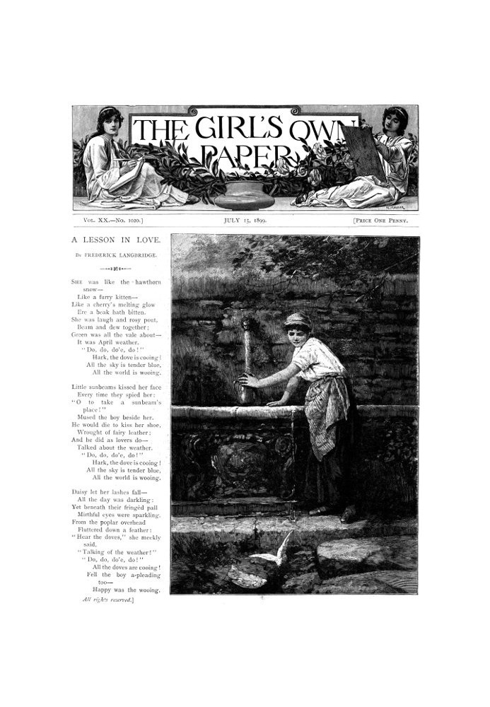 The Girl's Own Paper, Vol. XX, No. 1020, July 15, 1899