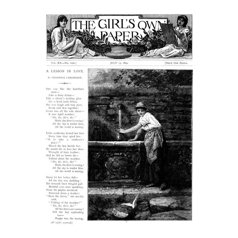 Собственная газета девушки,...