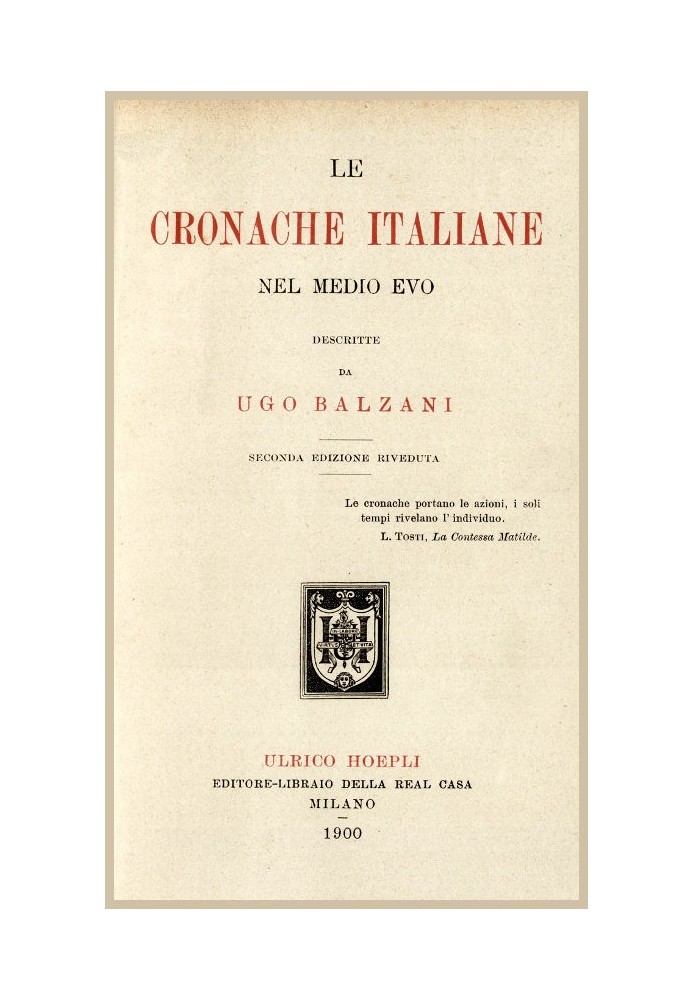 Italian chronicles in the Middle Ages