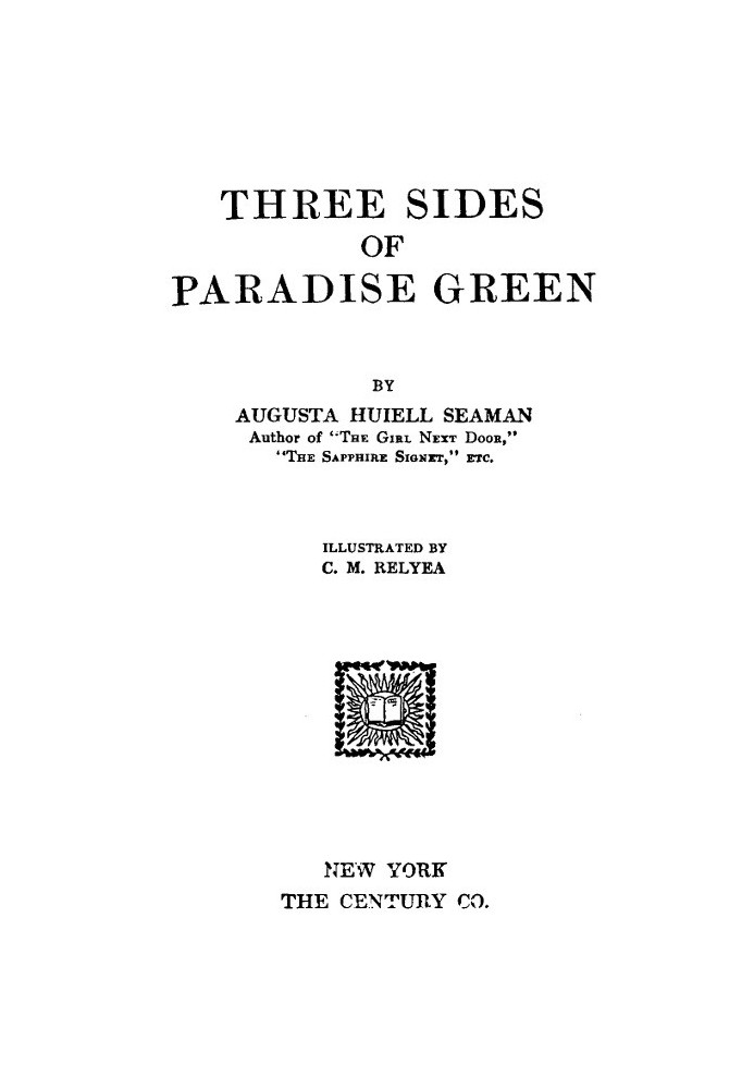 Three Sides of Paradise Green