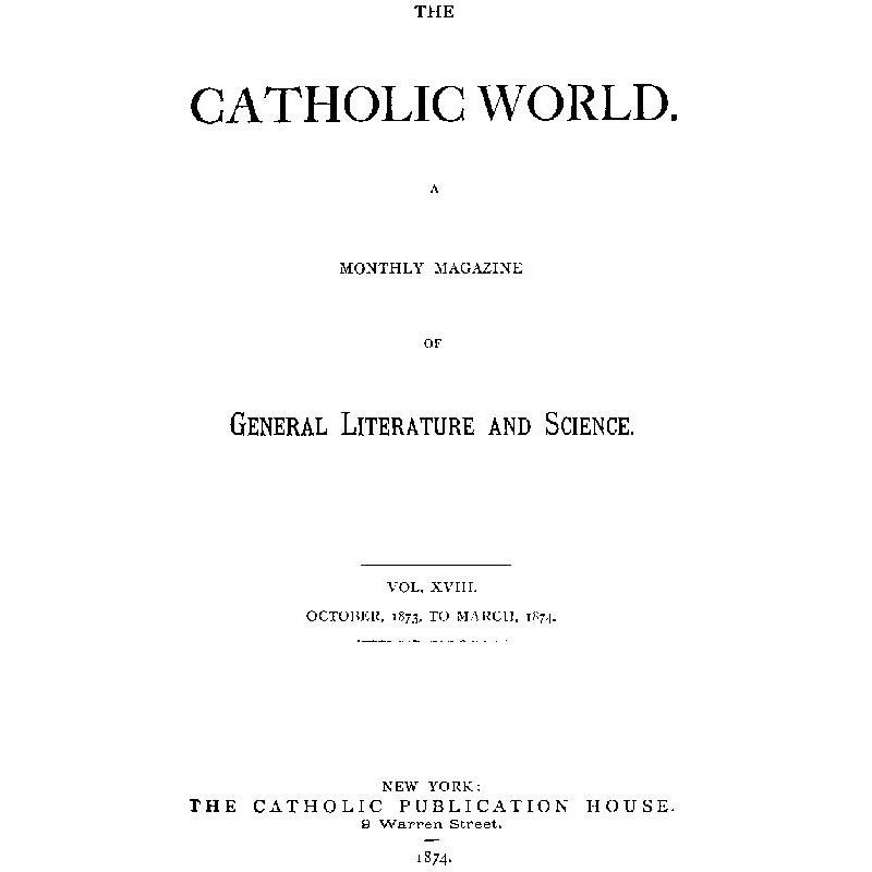 Католический мир, Vol. С 18...