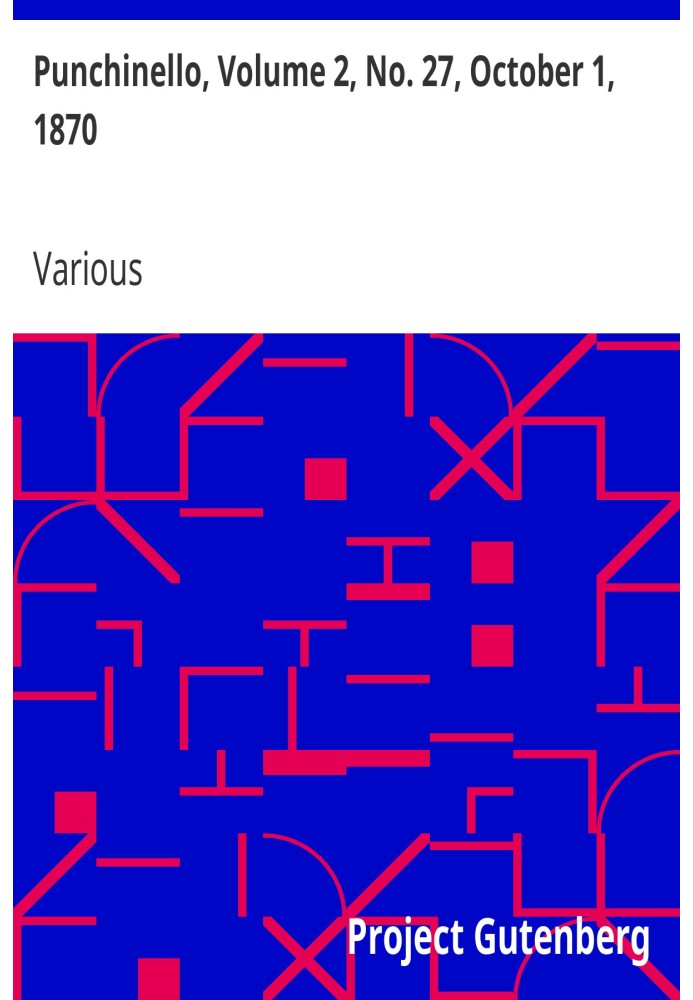 Панчінелло, том 2, № 27, 1 жовтня 1870 р