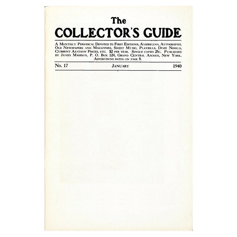 The Collector's Guide, No....