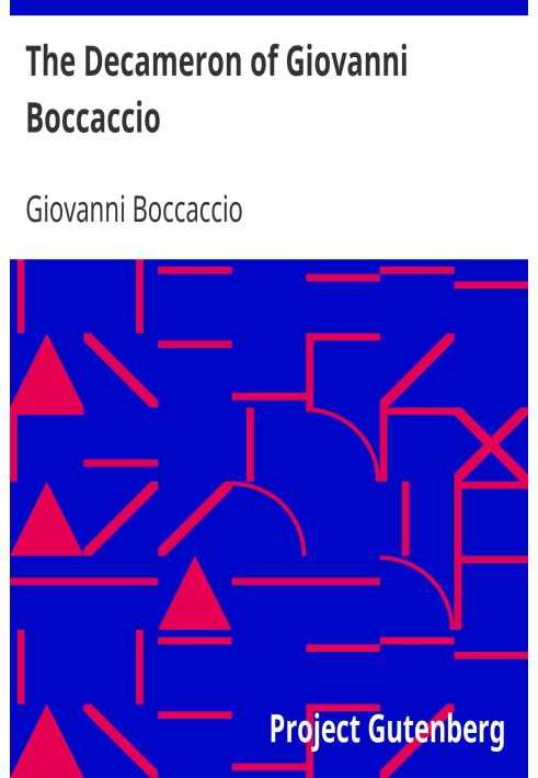 The Decameron of Giovanni Boccaccio