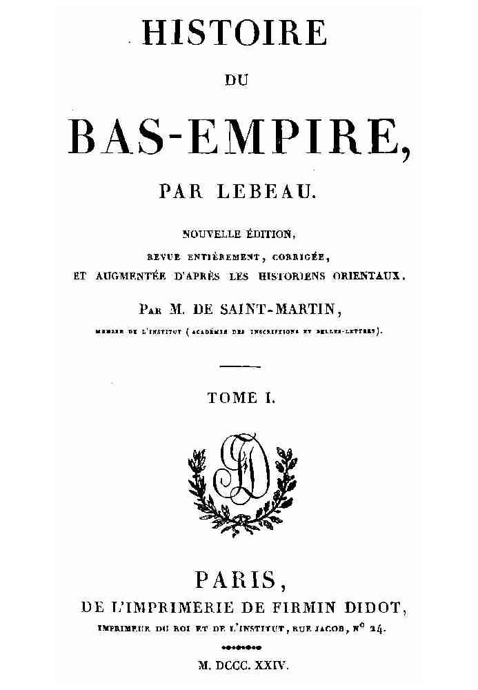 History of the Late Empire. Volume 01