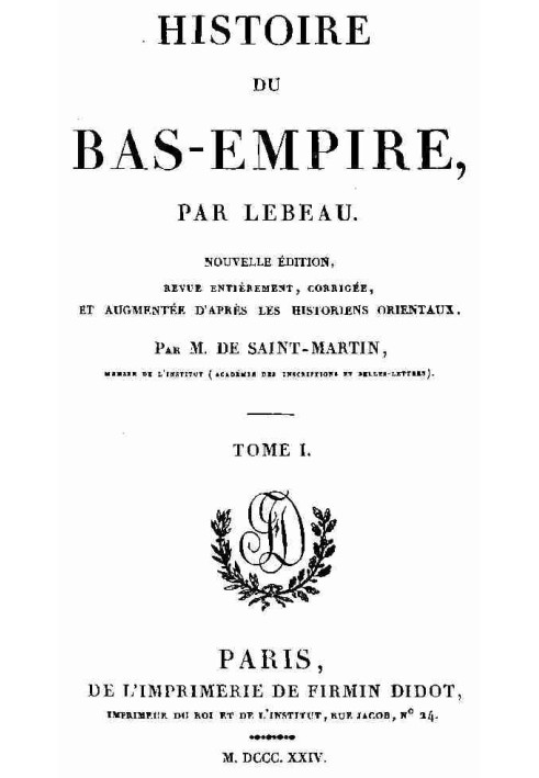 History of the Late Empire. Volume 01