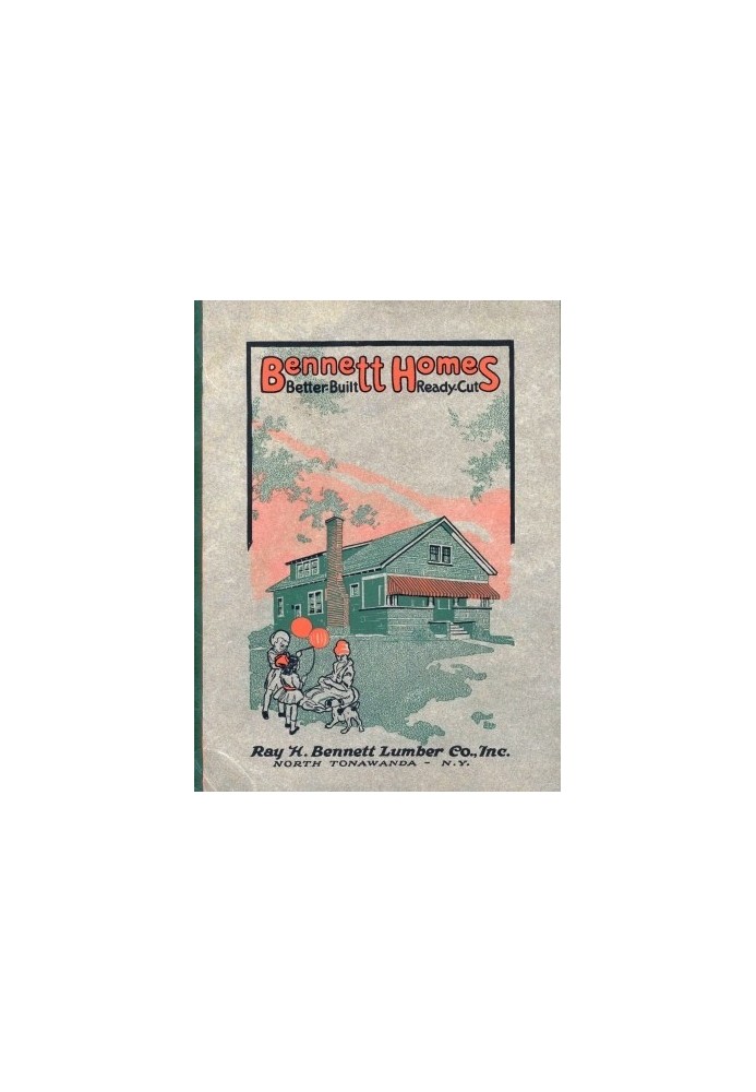 Bennett's Small House Catalog, 1920