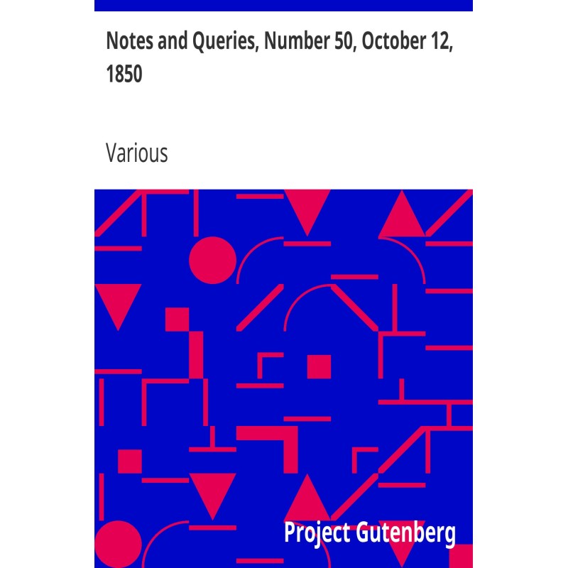 Notes and Queries, Number...