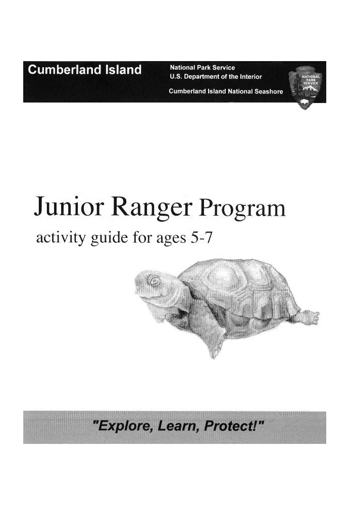 Cumberland Island: Junior Ranger Program Activity Guide for Ages 5-7