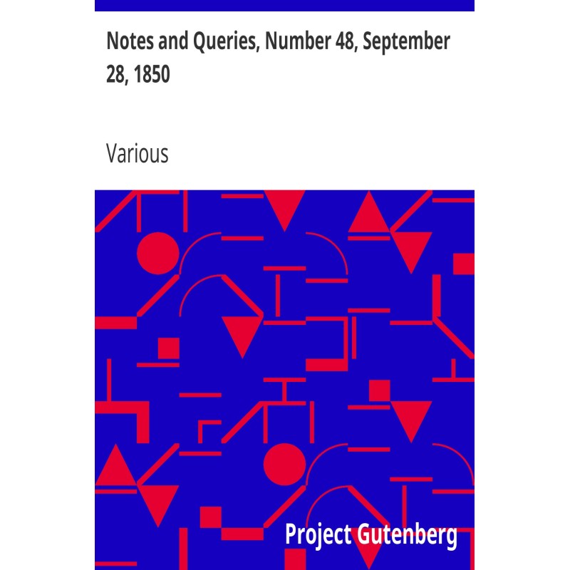 Notes and Queries, Number...