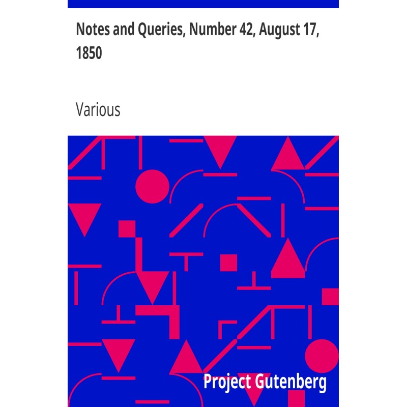 Notes and Queries, Number...