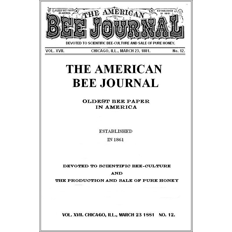 The American Bee Journal....