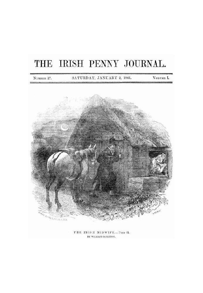 The Irish Penny Journal, Vol. 1 № 27, 2 січня 1841 р