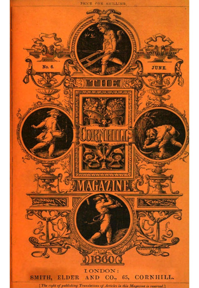 The Cornhill Magazine (Vol. I, No. 6, June 1860)