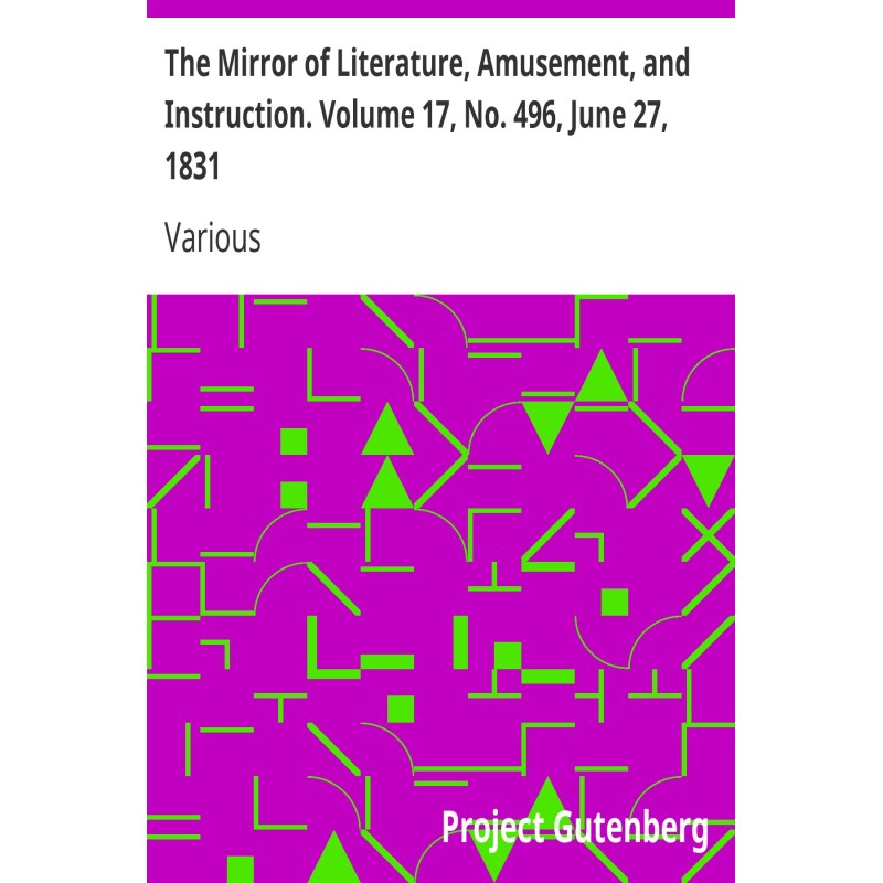 The Mirror of Literature,...