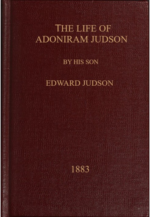 The life of Adoniram Judson