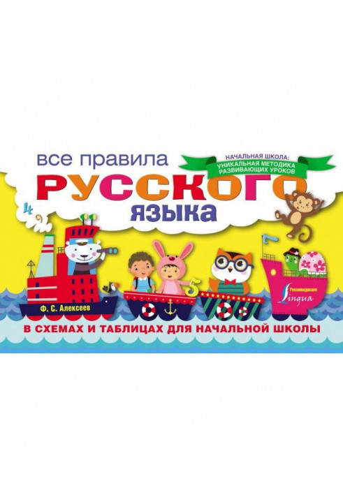 All rules of Russian in charts and tables for initial school