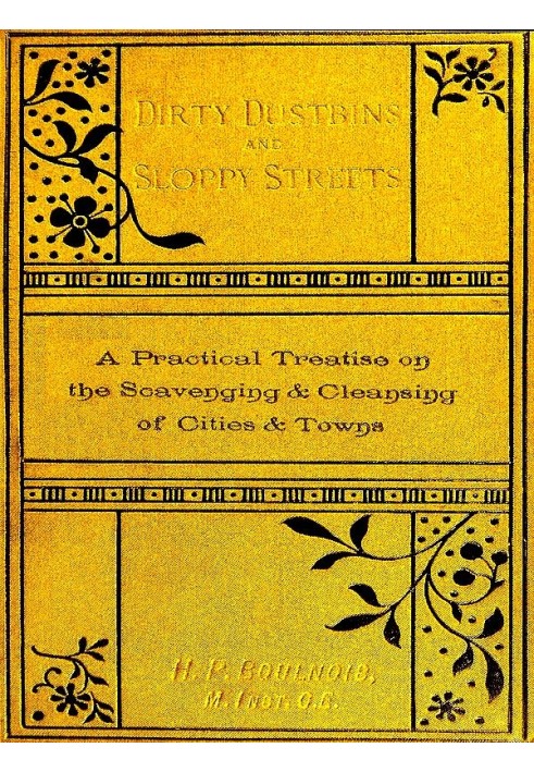 Dirty Dustbins and Sloppy Streets A Practical Treatise on the Scavenging and Cleansing of Cities and Towns