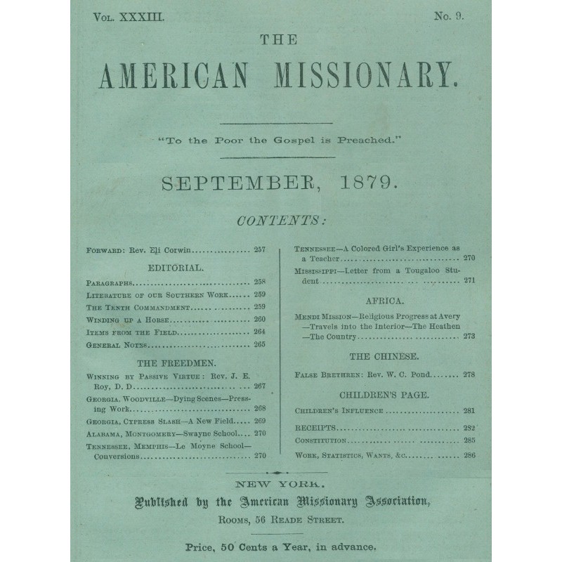 Американский миссионер -...